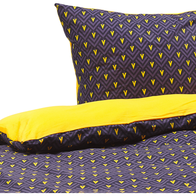 Beliani Duvet Cover Set Blue - Modern Bedroom Decor Beliani Duvet Cover Set Blue - Modern Bedroom Decor
