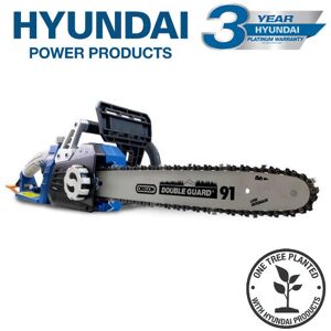 Hyundai 2400W / 230V 16" Corded Electric Chainsaw - HYC2400E Hyundai 2400W / 230V 16" Corded Electric Chainsaw - HYC2400E