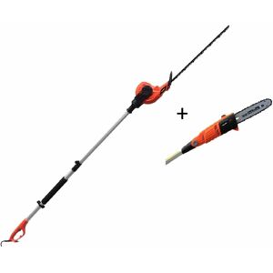 Electric Long Reach Telescopic Pole Chainsaw Pruner Hedge Trimmer Kit 9'3" eSkde Electric Long Reach Telescopic Pole Chainsaw Pruner Hedge Trimmer Kit 9'3" eSkde