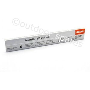 Box of 6 Genuine 5.5mm Stihl Chainsaw Files For .404 Chains ST5605 772 5506 Box of 6 Genuine 5.5mm Stihl Chainsaw Files For .404 Chains ST5605 772 5506