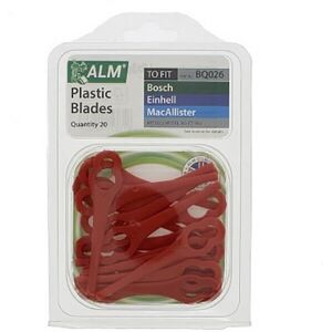 ALM 20 x Replacement Strimmer Blades For Macallister MGT18, MGT 36-LI, MGT 300 ALM 20 x Replacement Strimmer Blades For Macallister MGT18, MGT 36-LI, MGT 300