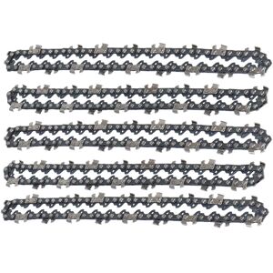 Jojomino 5Pcs Mini Chainsaw Chain 6 Inch Chainsaw Chain Guide Saw Chain Replacement Porta Jojomino 5Pcs Mini Chainsaw Chain 6 Inch Chainsaw Chain Guide Saw Chain Replacement Porta