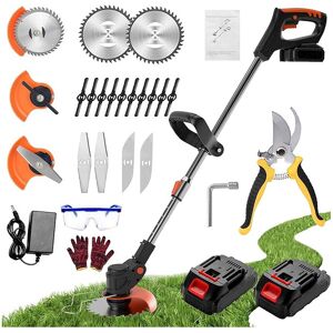 LOFIR Garden Strimmer Cordless Blades Grass Trimmer Electric Brush Cutter LOFIR Garden Strimmer Cordless Blades Grass Trimmer Electric Brush Cutter