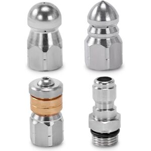 Unbranded Sewer Jetter Nozzle For Pressure Washer,drain Cleaning Tips,rotating Button Nose Unbranded Sewer Jetter Nozzle For Pressure Washer,drain Cleaning Tips,rotating Button Nose