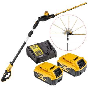 Dewalt DCMPH566P2 18v XR Brushless Pole Hedge Trimmer 55cm Long Reach 3.35m 5ah Dewalt DCMPH566P2 18v XR Brushless Pole Hedge Trimmer 55cm Long Reach 3.35m 5ah