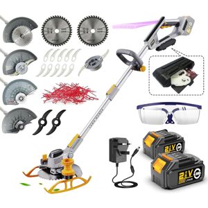 Unbranded Cordless Grass Strimmer/Edger, 2 x 4.0Ah Battery and Fast Charger, 90 Head pivot Unbranded Cordless Grass Strimmer/Edger, 2 x 4.0Ah Battery and Fast Charger, 90 Head pivot