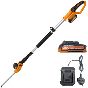 Ark Mat Cordless Pole Hedge Trimmer - Lightweight, 2.6m Reach, 410mm Head with 11-Positi Ark Mat Cordless Pole Hedge Trimmer - Lightweight, 2.6m Reach, 410mm Head with 11-Positi
