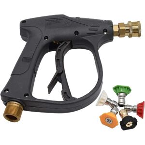 Unbranded (As show, One size) Pressure Washer Spray Gun with 5 Nozzles, 4000 PSI 1/4" Unbranded (As show, One size) Pressure Washer Spray Gun with 5 Nozzles, 4000 PSI 1/4"