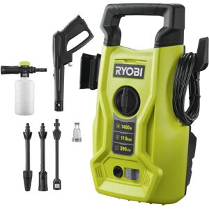Ryobi RY110PWA 1400W 110bar Pressure Washer, Hyper Green,5133005366 Ryobi RY110PWA 1400W 110bar Pressure Washer, Hyper Green,5133005366