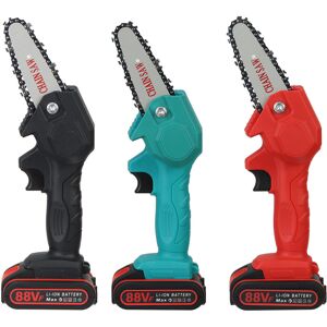 GreenZech (Blue, One Battery) 4 inch 88VF 1080W Electric Cordless Chain Saw Chainsaw Handh GreenZech (Blue, One Battery) 4 inch 88VF 1080W Electric Cordless Chain Saw Chainsaw Handh