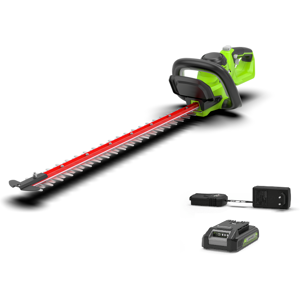 Greenworks 24V Hedge Trimmer 61cm - 2Ah Battery Greenworks 24V Hedge Trimmer 61cm - 2Ah Battery