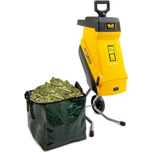 Wolf® Electric Shredder Wolf Garden Silent Quiet Cutter 2500w with 45L Collection Bag Wolf® Electric Shredder Wolf Garden Silent Quiet Cutter 2500w with 45L Collection Bag