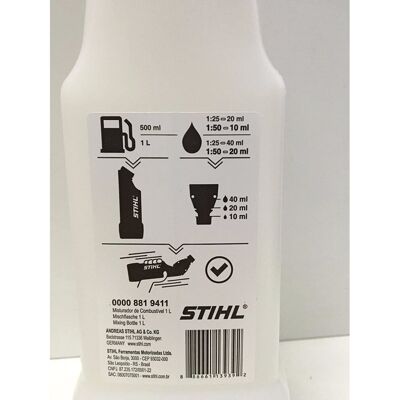 STIHL Mixing Bottle - Fuel and Oil Mixing Container STIHL Mixing Bottle - Fuel and Oil Mixing Container