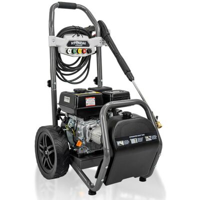 Hyundai HYW3400P 3400psi 234 bar 209cc Petrol Pressure Washer 10m Hose & Deter Hyundai HYW3400P 3400psi 234 bar 209cc Petrol Pressure Washer 10m Hose & Deter