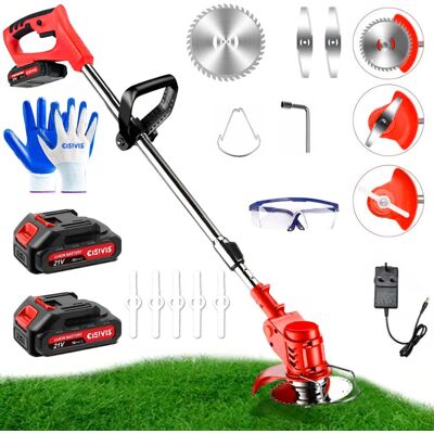 Unbranded 21V Cordless Electric Strimmer Grass Trimmer Weed Cutter Garden Edger +2 Battery Unbranded 21V Cordless Electric Strimmer Grass Trimmer Weed Cutter Garden Edger +2 Battery