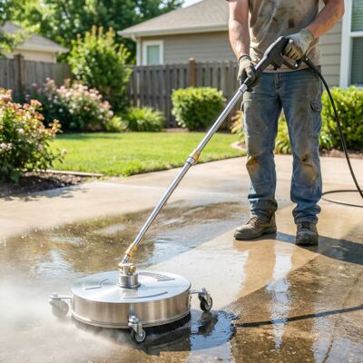 Outsunny 13" Pressure Washer Surface Cleaner with 4 Wheels Outsunny 13" Pressure Washer Surface Cleaner with 4 Wheels