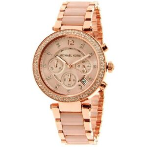 MK5896 Michael Kors PARKER Watch Rose Gold Round Female MK5896 Michael Kors PARKER Watch Rose Gold Round Female