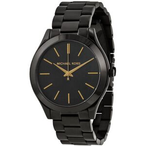 Michael Kors Slim Runway Ladies Watch Black Ion Bracelet Black Dial MK3221 Michael Kors Slim Runway Ladies Watch Black Ion Bracelet Black Dial MK3221