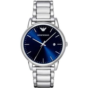 Emporio Armani Mens Gents Wrist Watch Stainless Steel Blue Dial AR8033 Emporio Armani Mens Gents Wrist Watch Stainless Steel Blue Dial AR8033