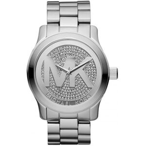 Michael Kors Runway Pave Silver Dial Bracelet Ladies Womesn Watch MK5544 Michael Kors Runway Pave Silver Dial Bracelet Ladies Womesn Watch MK5544