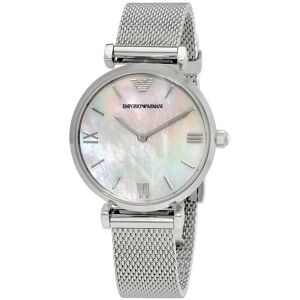 Emporio Armani Ladies Watch Stainless Steel Mesh Strap Silver Dial AR1955 Emporio Armani Ladies Watch Stainless Steel Mesh Strap Silver Dial AR1955