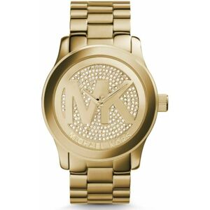 Michael Kors Women's Runway WatchÂGold Crystal PaveÂLogo Dial FashionÂMK5706 Michael Kors Women's Runway WatchÂGold Crystal PaveÂLogo Dial FashionÂMK5706