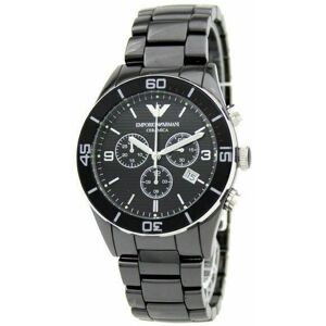 Emporio Armani Classic Gent's Ceramic Bracelet Chronograph Designer Watch AR1421 Emporio Armani Classic Gent's Ceramic Bracelet Chronograph Designer Watch AR1421