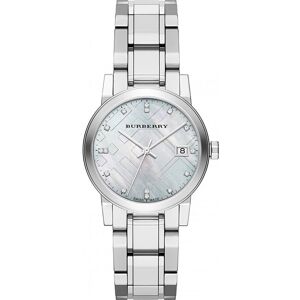 NEW BURBERRY WOMENS THE CITY WATCH BU9125 SILVER DIAL SILVER METAL STRAP NEW BURBERRY WOMENS THE CITY WATCH BU9125 SILVER DIAL SILVER METAL STRAP