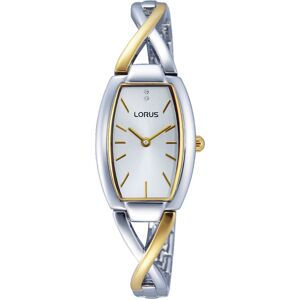 Lorus Ladies Dress Two Tone Shaped Palladium Plated Case Strap Watch RRW51EX9 Lorus Ladies Dress Two Tone Shaped Palladium Plated Case Strap Watch RRW51EX9