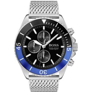 Hugo Boss 1513742 Ocean Edition Chronograph Men's Watch - 46mm, Black Dial, Stai Hugo Boss 1513742 Ocean Edition Chronograph Men's Watch - 46mm, Black Dial, Stai
