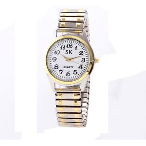 Unbranded (GoldSilverWhite, Men) Stainless Steel Wristwatch Quartz Analog Watches Unbranded (GoldSilverWhite, Men) Stainless Steel Wristwatch Quartz Analog Watches