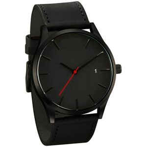 Unbranded (Black Dial + Black Strap) Fashion Watch Men's Quartz Sport Analog Band Artifici Unbranded (Black Dial + Black Strap) Fashion Watch Men's Quartz Sport Analog Band Artifici