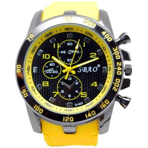 Unbranded (Yellow) Silicone Strap Luxury Sport Analog Quartz Modern Men Fashion Wrist Watc Unbranded (Yellow) Silicone Strap Luxury Sport Analog Quartz Modern Men Fashion Wrist Watc