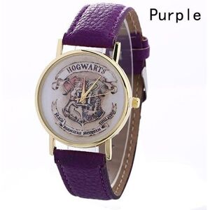 Unbranded (Purple) 1PC Harry Potter HOGWARTS Analog Quartz Wrist Watch Fashion Leather Wri Unbranded (Purple) 1PC Harry Potter HOGWARTS Analog Quartz Wrist Watch Fashion Leather Wri