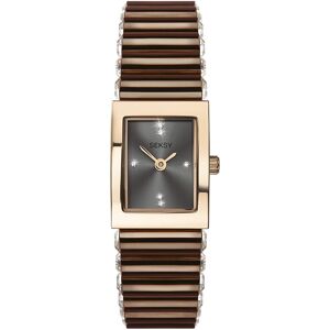Sekonda Seksy Edge Bronze Stone Set Bracelet Watch 2914 Sekonda Seksy Edge Bronze Stone Set Bracelet Watch 2914