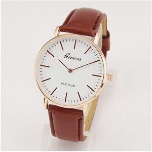 Unbranded (Coffee#1) New Fashion Men Women Geneve Leather Band Analog Quartz Vintage Wrist Unbranded (Coffee#1) New Fashion Men Women Geneve Leather Band Analog Quartz Vintage Wrist