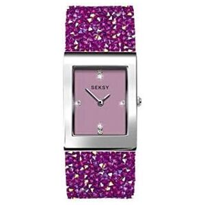Sekonda Seksy Women's Swarovski Crystal Bracelet Watch Made with Swarovski Crystals on S Sekonda Seksy Women's Swarovski Crystal Bracelet Watch Made with Swarovski Crystals on S
