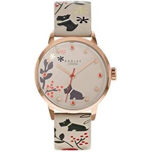 Radley Floral Ladies Dove Grey Leather Strap Epping Forest Watch RY2930A Radley Floral Ladies Dove Grey Leather Strap Epping Forest Watch RY2930A
