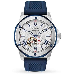 Bulova Mens Analogue Automatic Watch with Silicone Strap 98A225 Bulova Mens Analogue Automatic Watch with Silicone Strap 98A225