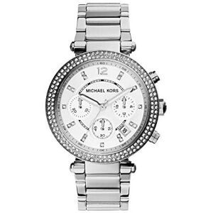 Michael Kors Womens Parker Silver-Tone Watch MK5353 Michael Kors Womens Parker Silver-Tone Watch MK5353