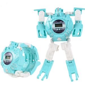 Unbranded Cartoons Children's watch Deformation robot 3d LED Luminous watch Children's toy Unbranded Cartoons Children's watch Deformation robot 3d LED Luminous watch Children's toy
