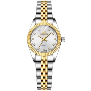 Unbranded Women Golden & Silver Classic Quartz Watch Female Clock Gift Watches Ladies Wate Unbranded Women Golden & Silver Classic Quartz Watch Female Clock Gift Watches Ladies Wate