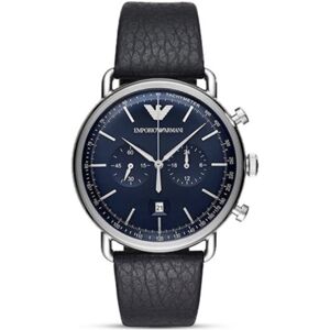 Armani NEW Empoirc Armanni Men's Blue Dial Leather Band Quartz Watch AR11105 Armani NEW Empoirc Armanni Men's Blue Dial Leather Band Quartz Watch AR11105