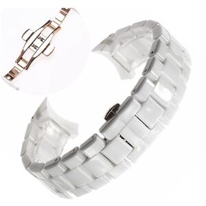 Unbranded (22mm, White rose gold) 18mm 22mm Ceramic Strap For Armani Watch Ar1400 Ar1410 A Unbranded (22mm, White rose gold) 18mm 22mm Ceramic Strap For Armani Watch Ar1400 Ar1410 A