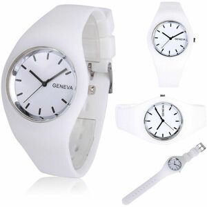 Selloria (White) Women Ladies Soft Jelly Silicone Band Quartz Sports Girl Kids Wrist Watc Selloria (White) Women Ladies Soft Jelly Silicone Band Quartz Sports Girl Kids Wrist Watc
