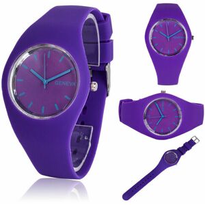 Selloria (Purple) Women Ladies Soft Jelly Silicone Band Quartz Sports Girl Kids Wrist Wat Selloria (Purple) Women Ladies Soft Jelly Silicone Band Quartz Sports Girl Kids Wrist Wat