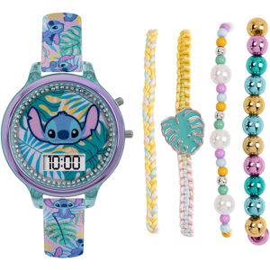 Disney Kids Lilo and Stitch Digital Watch and Bracelet Set LAS40001ARG Disney Kids Lilo and Stitch Digital Watch and Bracelet Set LAS40001ARG