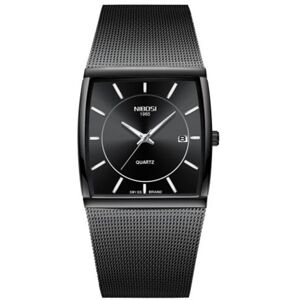 Disney Veile Studios 2338 Men's Square Stainless Steel Quartz Watch - Black Dial, Water Disney Veile Studios 2338 Men's Square Stainless Steel Quartz Watch - Black Dial, Water