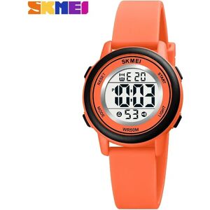 Skmei (Orange) Colorful Kids Boys Girls Led Digital Watch Waterproof Alarm Skmei (Orange) Colorful Kids Boys Girls Led Digital Watch Waterproof Alarm