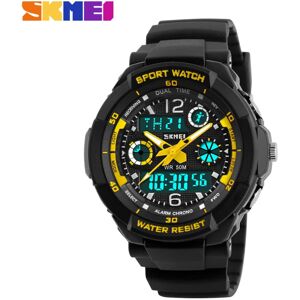 Skmei (1060Yellow S Kids) Kids Shockproof Waterproof Digital Watch Outdoor Boy Sport Skmei (1060Yellow S Kids) Kids Shockproof Waterproof Digital Watch Outdoor Boy Sport